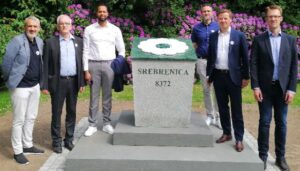 Mindesten for Srebrenica-folkemordet indviet i Aalborg