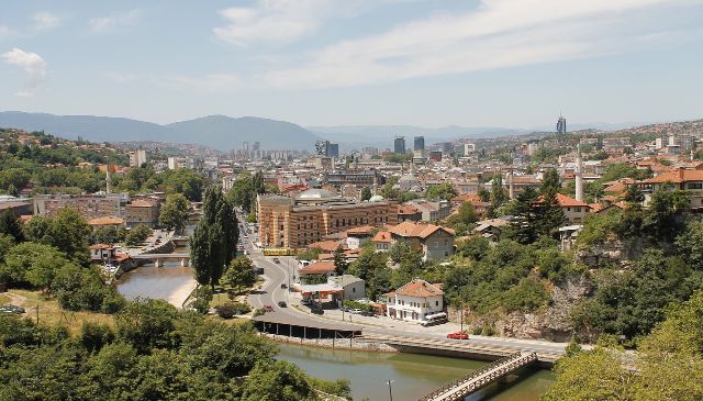 Udsigt over Sarajevo